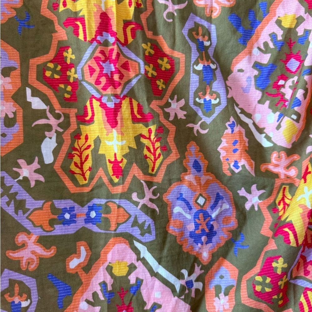 Zara Colorful Patterned Blouse - Picture 5 of 7